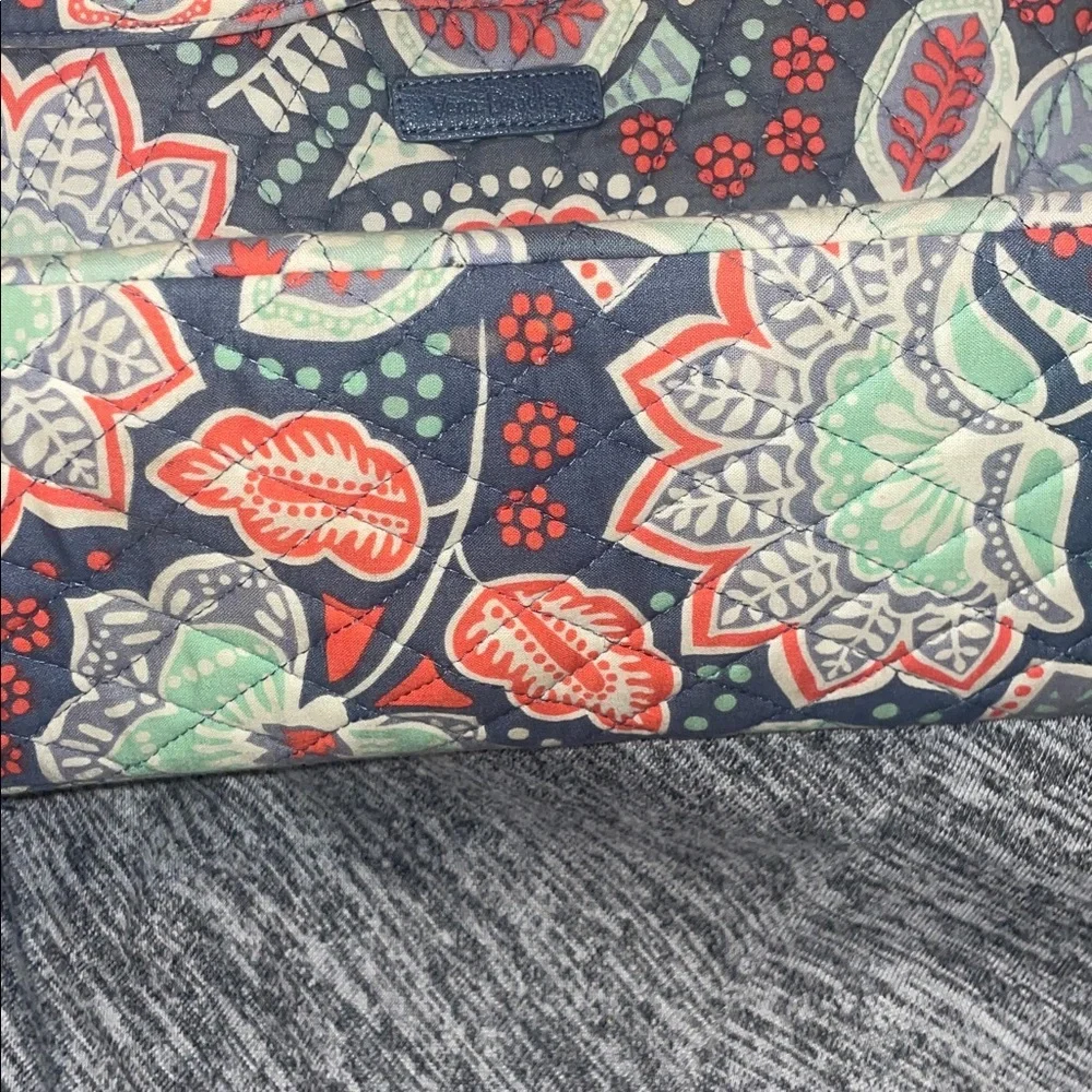 Vera Bradley Gray and Red Floral Bag - Picture 4 of 7